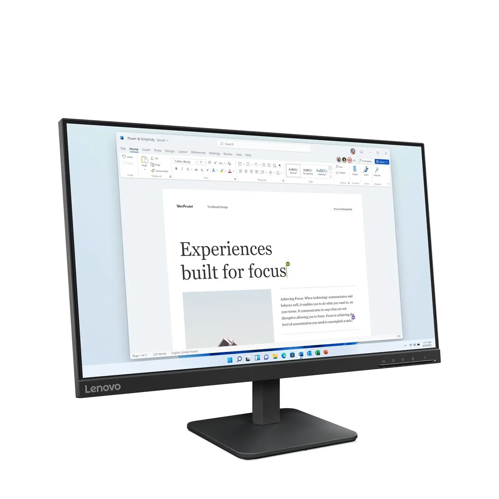 Οθόνη, 23.8 LENOVO L24-4E (A25238FL0) - image 1