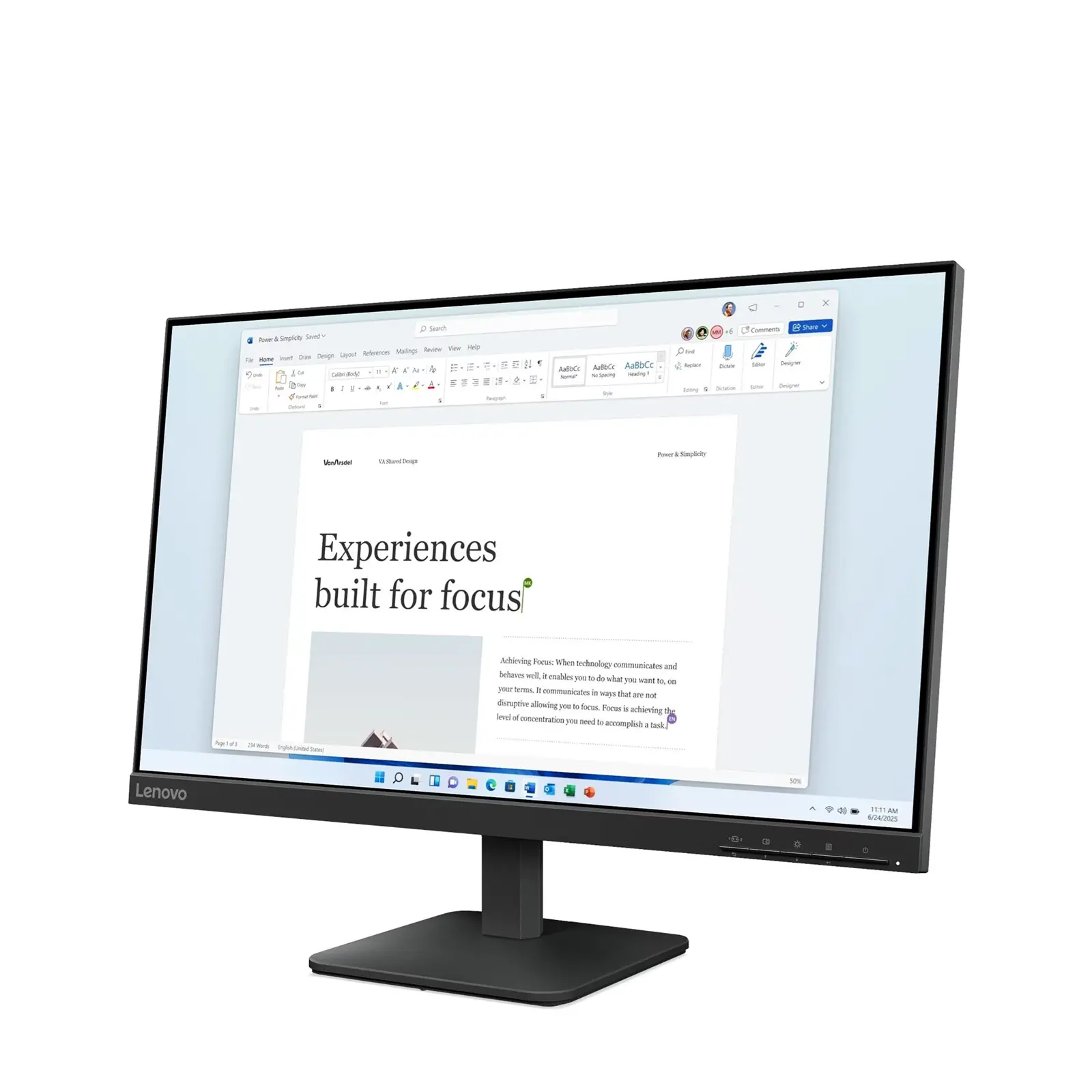 Монитор, 23.8 LENOVO L24-4E (A25238FL0) - image 2