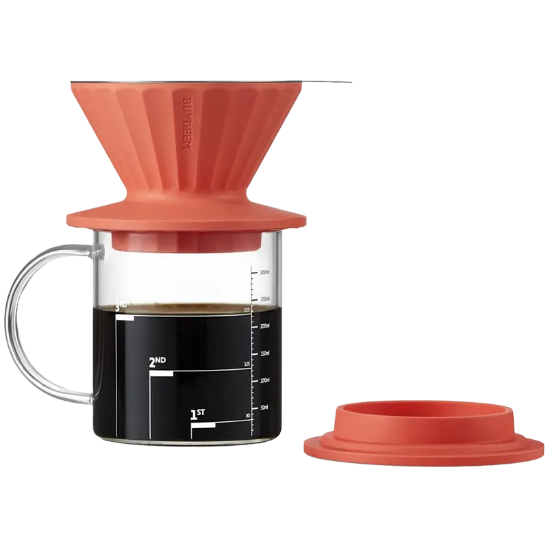 BUYDEEM Coffee filter, model CD1024, color Vivid Orange