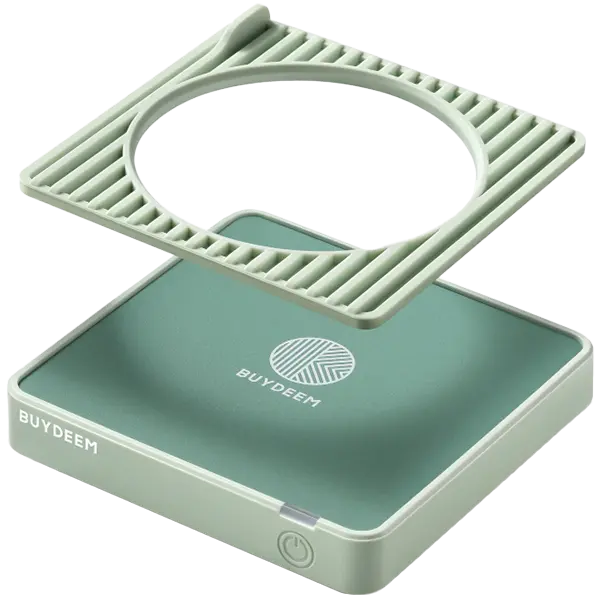 BUYDEEM Mug/coffee warmer, model OA2001, color Cozy Greenish - image 4