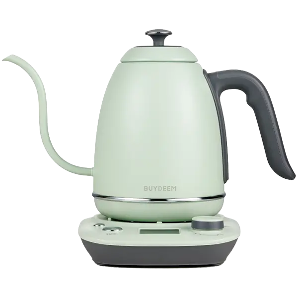BUYDEEM Electric Gooseneck Coffee Kettle, model K821, color Cozy Greenish EU
