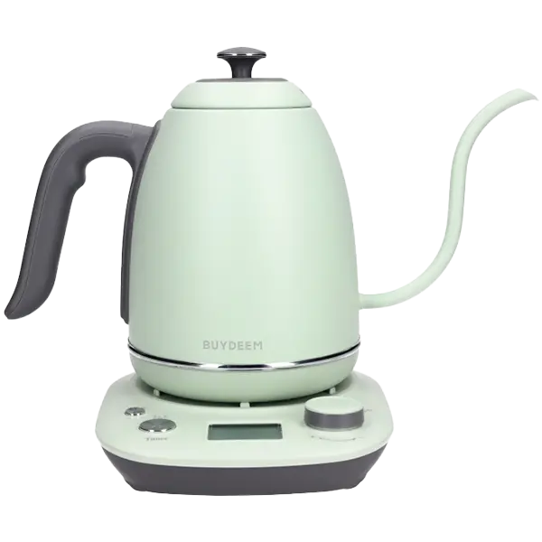BUYDEEM Electric Gooseneck Coffee Kettle, model K821, color Cozy Greenish EU - image 1