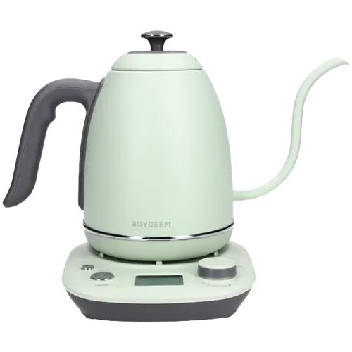 BUYDEEM Electric Gooseneck Coffee Kettle, model K821, color Cozy Greenish EU - image 1