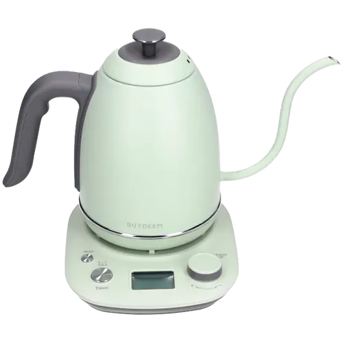 BUYDEEM Fierbător electric cu gât de lebădă pentru cafea, model K821, culoare Cozy Greenish EU - 4