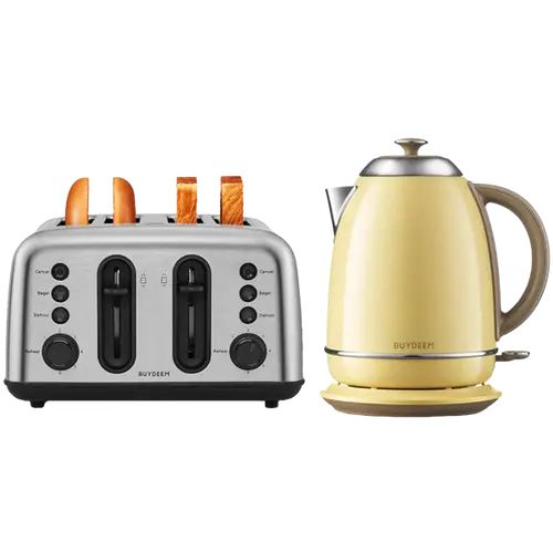 BUYDEEM Electric Kettle, model K640, color Mellow Yellow, EU - image 2