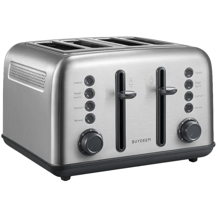 BUYDEEM 4 Slice Toaster, model DT640E, color Stainless Stell, EU - image 1