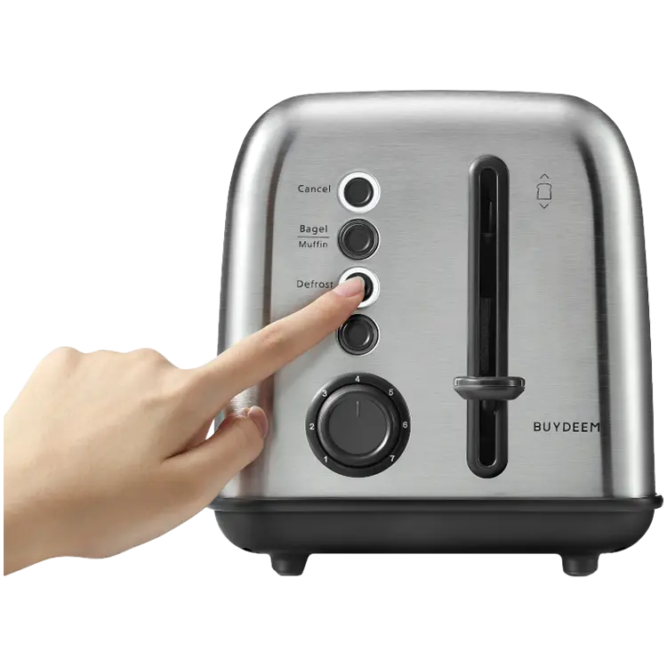BUYDEEM 2 Slice Toaster, model DT620E, color Stainless Steel, EU - image 6