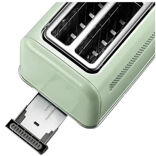 BUYDEEM Prăjitor de pâine cu 2 felii, model DT620E, culoare Cozy Greenish, EU - 3