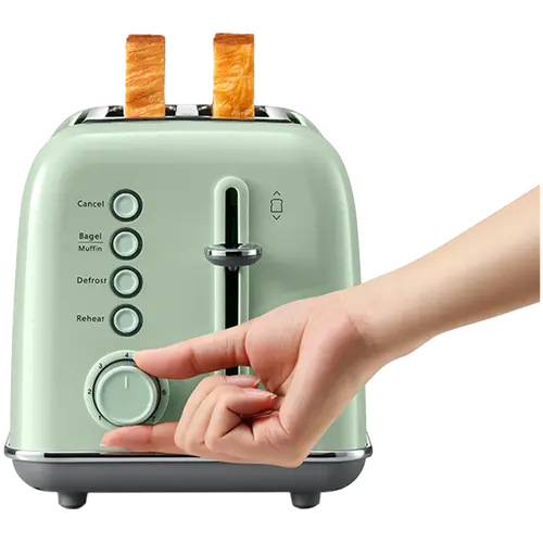BUYDEEM Φρυγανιέρα 2 θέσεων, μοντέλο DT620E, χρώμα Cozy Greenish, EU - 1