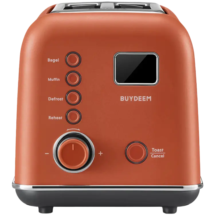 BUYDEEM 2 Slice Automatic Metal Toaster, model DT730E, color Koi Red, EU - image 1