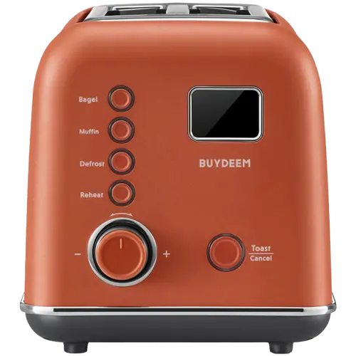 BUYDEEM 2 Slice Automatic Metal Toaster, model DT730E, color Koi Red, EU - image 1