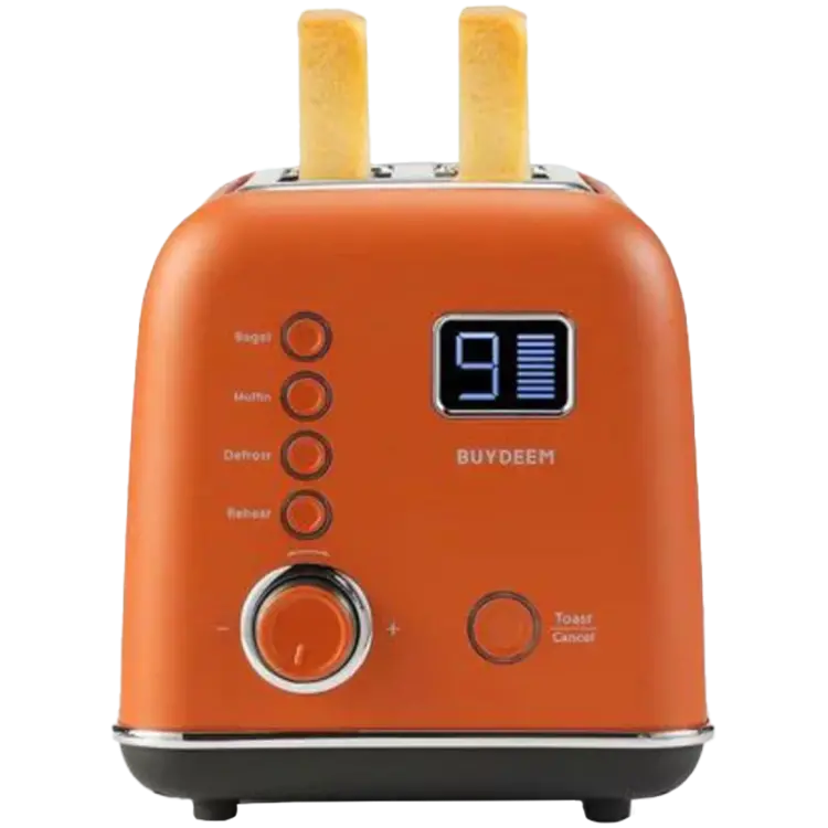 BUYDEEM 2 Slice Automatic Metal Toaster, model DT730E, color Koi Red, EU - image 3