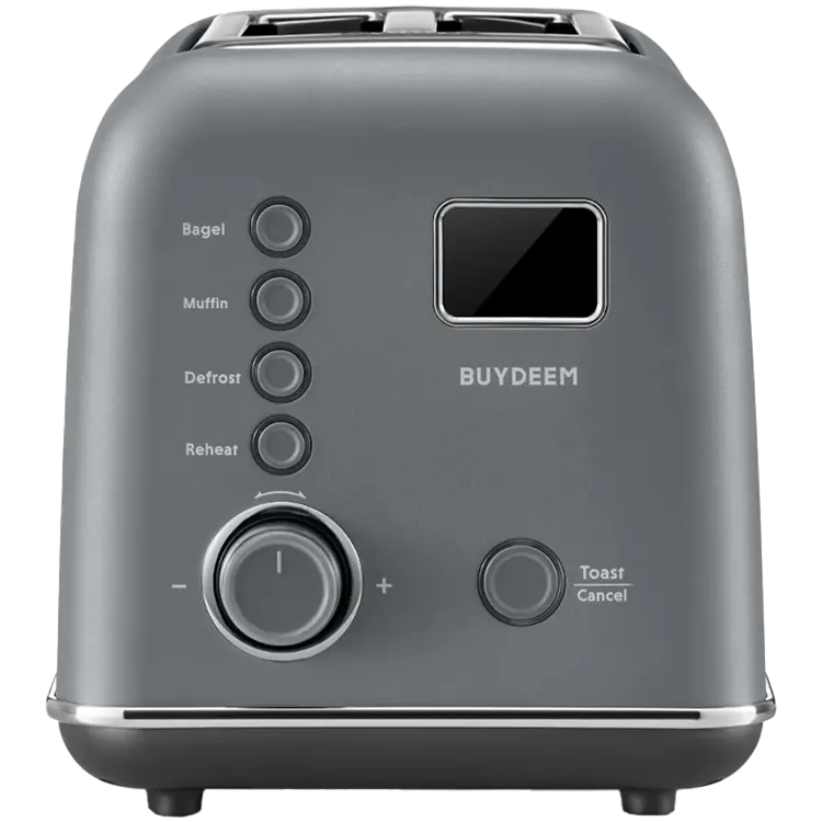 BUYDEEM 2 Slice Automatic Metal Toaster, model DT730E, color Ink Grey, EU - image 1