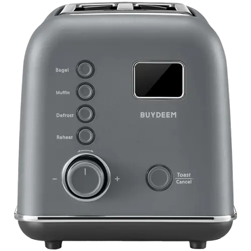 BUYDEEM 2 Slice Automatic Metal Toaster, model DT730E, color Ink Grey, EU - image 1