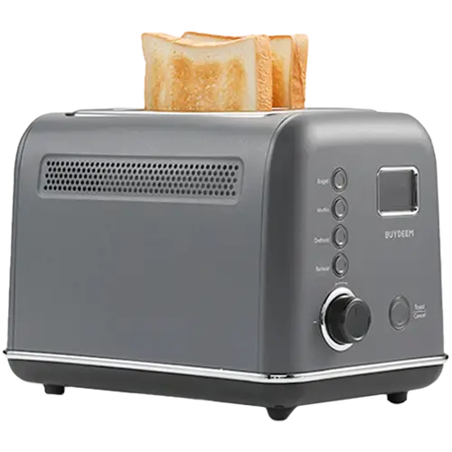 BUYDEEM 2 Slice Automatic Metal Toaster, model DT730E, color Ink Grey, EU - image 3