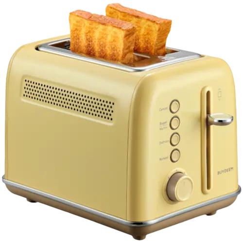 BUYDEEM 2 Slice Toaster, model DT620E, color Mellow Yellow, EU - image 1