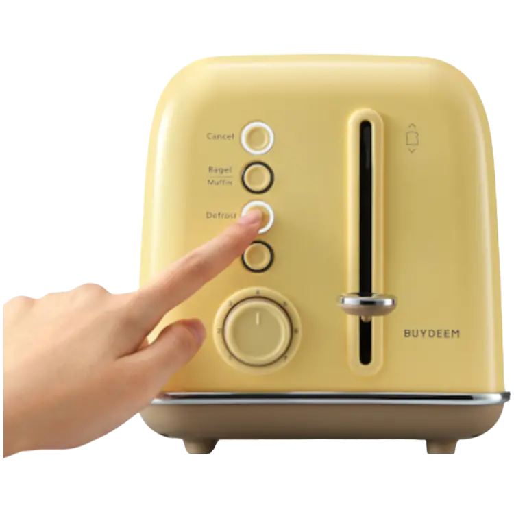 BUYDEEM 2 Slice Toaster, model DT620E, color Mellow Yellow, EU - image 2