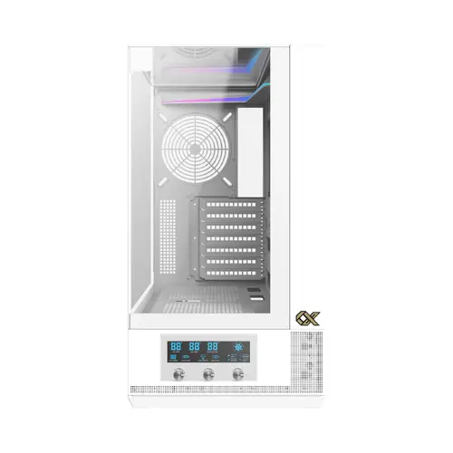 Xigmatek кутия Case EATX - Vision Arctic - 7 ARGB Fans, LCD Display Panel, Smart Fan Control - image 3