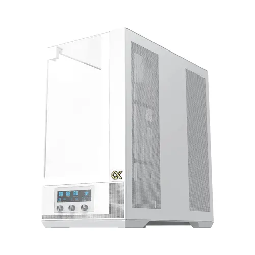 Xigmatek кутия Case EATX - Vision Arctic - 7 ARGB Fans, LCD Display Panel, Smart Fan Control - image 5