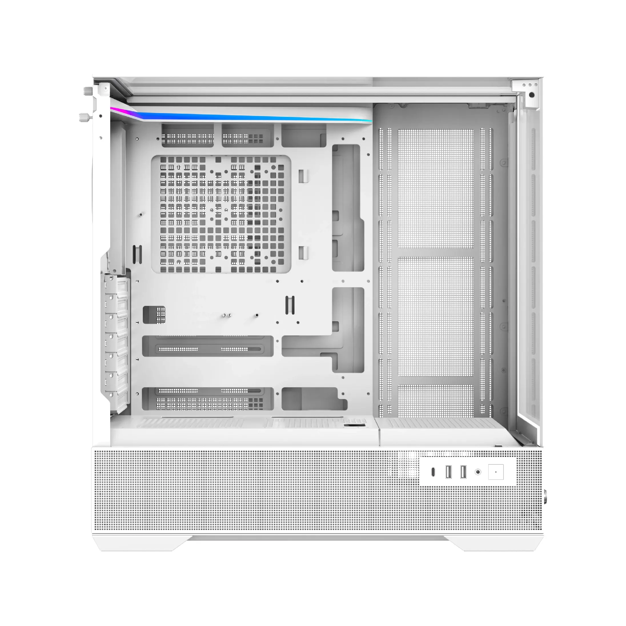 Xigmatek кутия Case EATX - Vision Arctic - 7 ARGB Fans, LCD Display Panel, Smart Fan Control - image 7