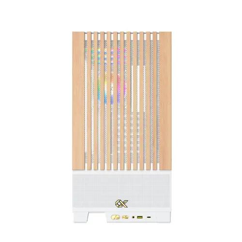 Xigmatek кутия Case EATX - Endorphin WD Arctic, Addressable RGB, Wood - image 2
