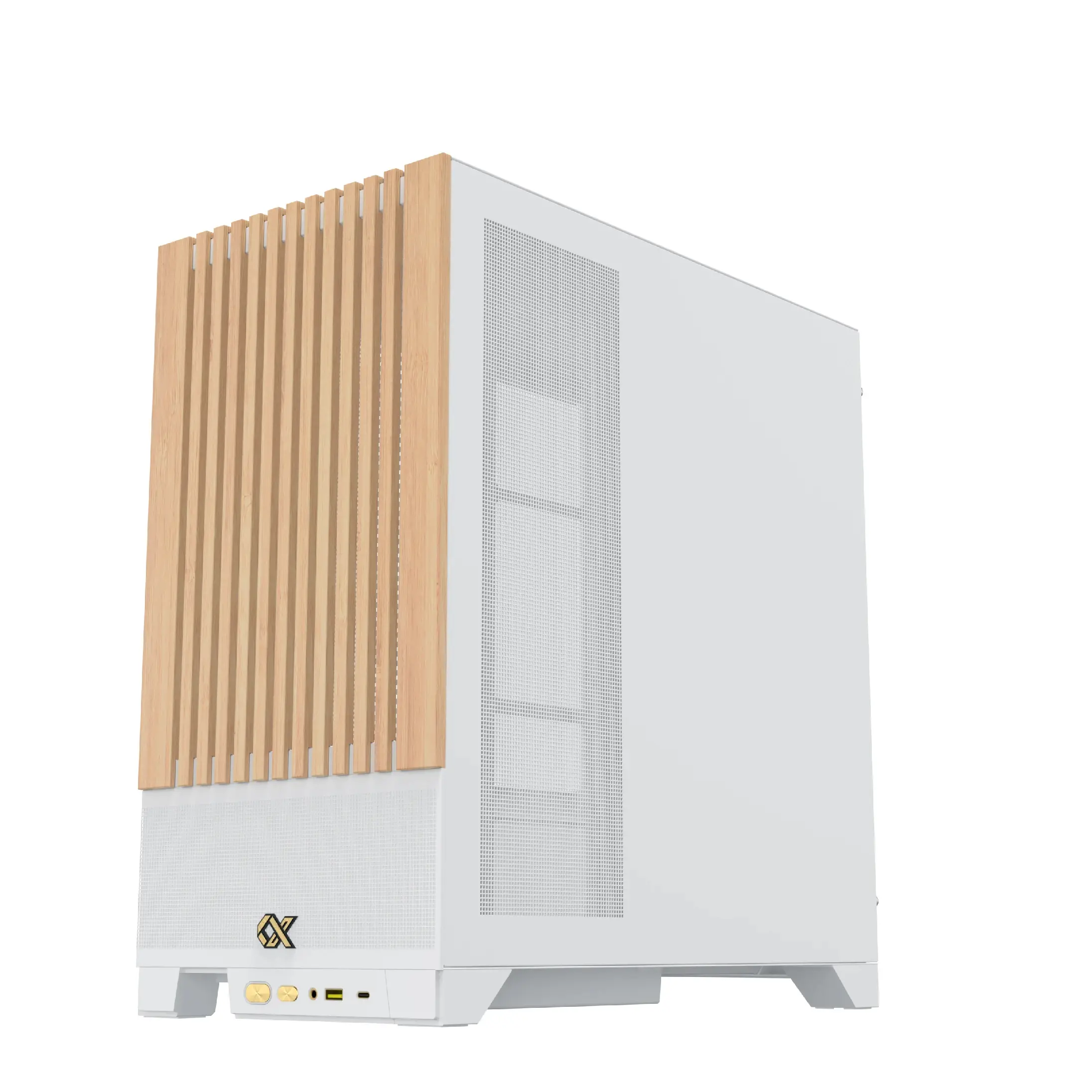 Xigmatek кутия Case EATX - Endorphin WD Arctic, Addressable RGB, Wood - image 7