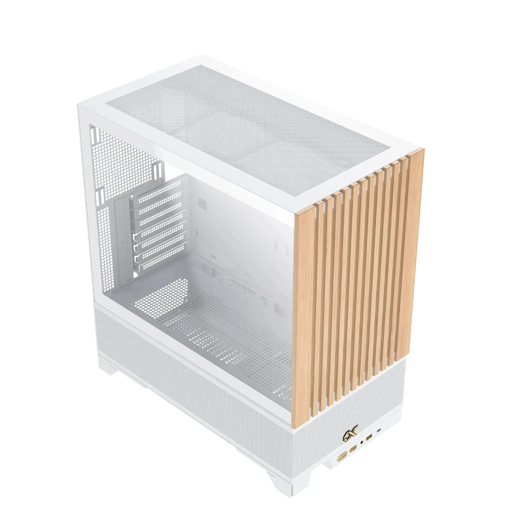 Xigmatek кутия Case EATX - Endorphin WD Arctic, Addressable RGB, Wood - image 8
