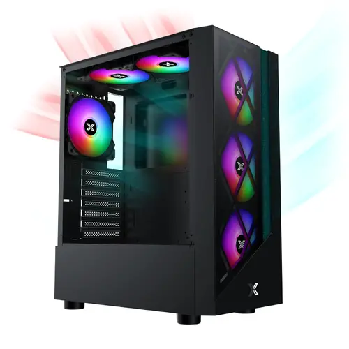 Xigmatek кутия Case ATX - Duke - 4 RGB Fans - image 2