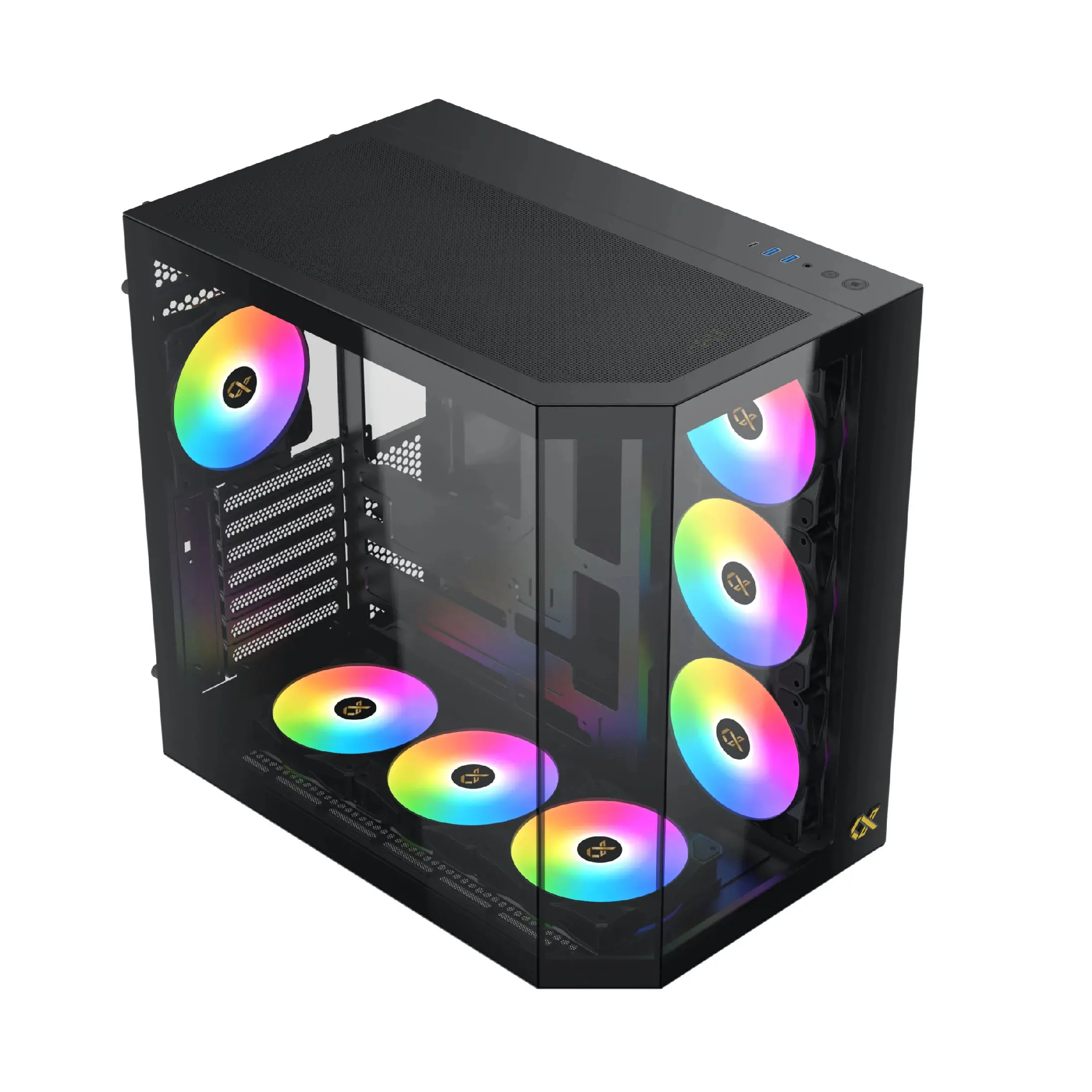 Xigmatek кутия Case EATX - Cubi II - 7 ARGB Fans - image 1
