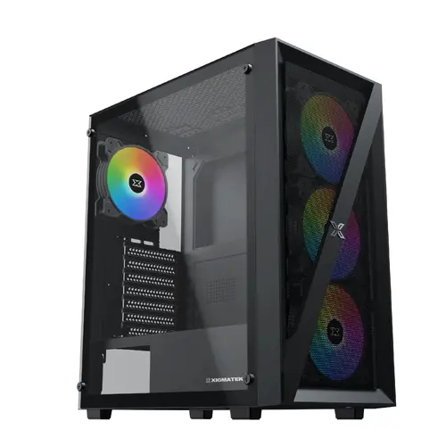 Xigmatek кутия Case ATX - Blade - 4 RGB Fans