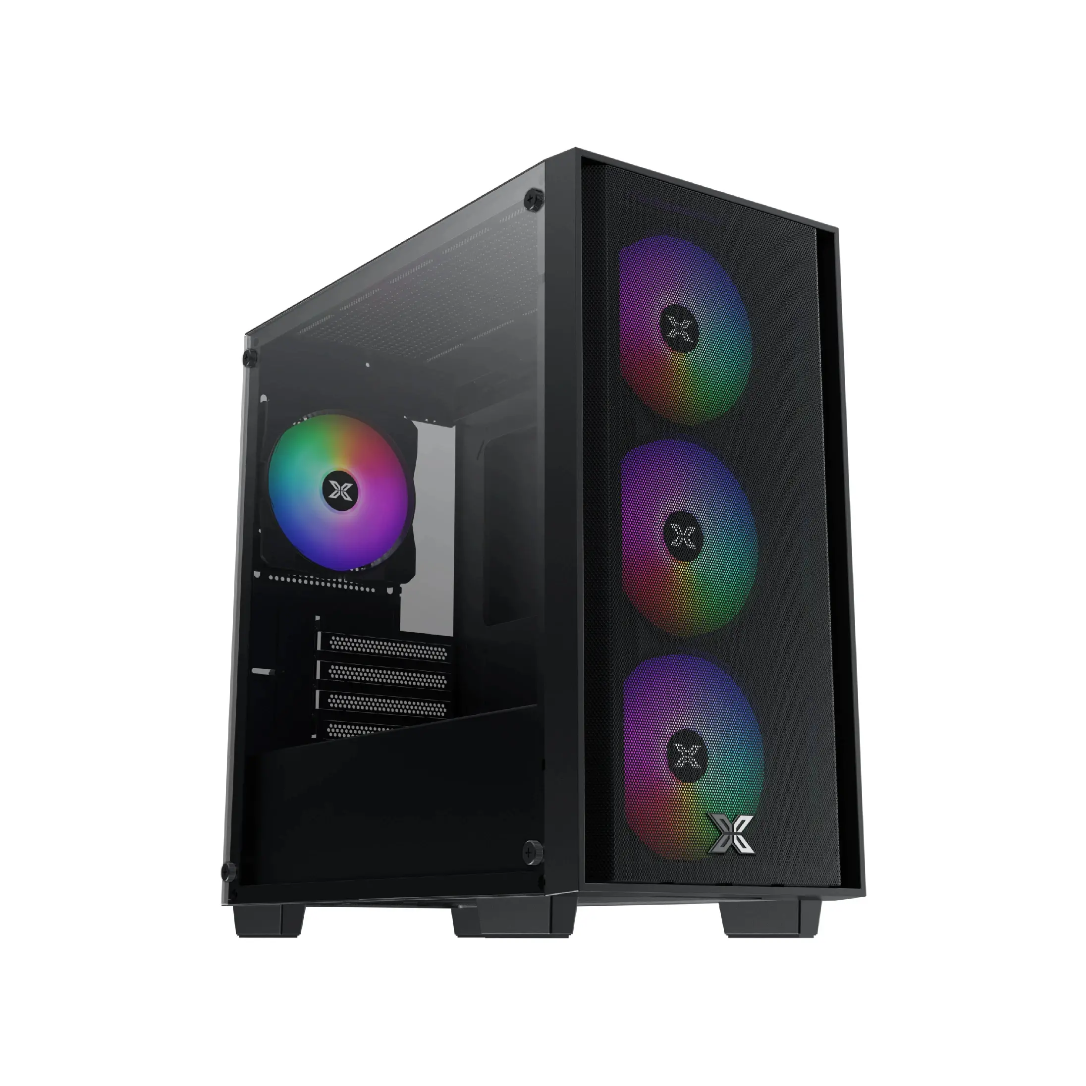 Xigmatek carcasă Case mATX - NYX Air II - 4 RGB Ventilatoare