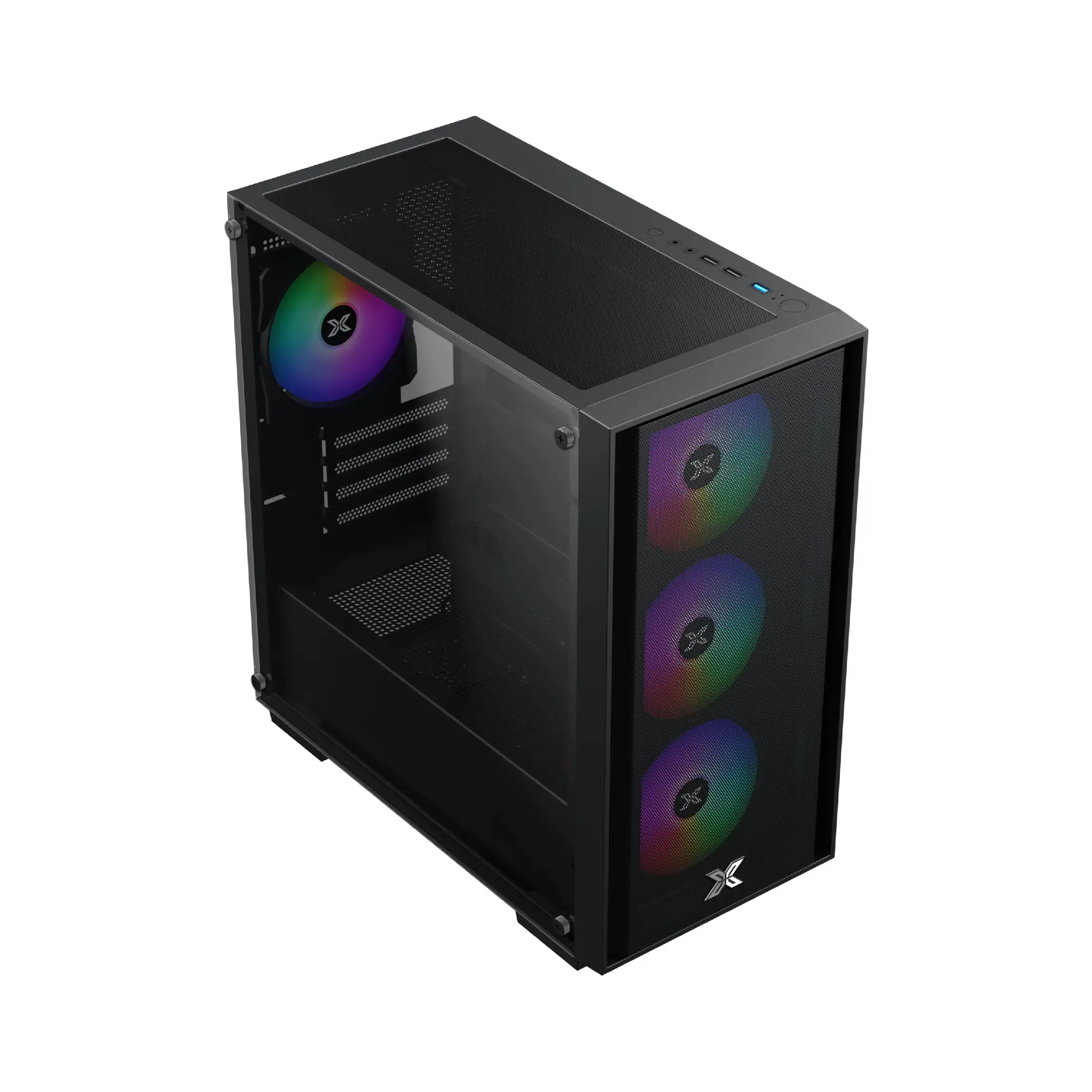 Xigmatek κουτί Case mATX - NYX Air II - 4 RGB Ανεμιστήρες - image 1