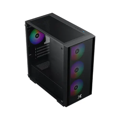 Xigmatek carcasă Case mATX - NYX Air II - 4 RGB Ventilatoare - 2