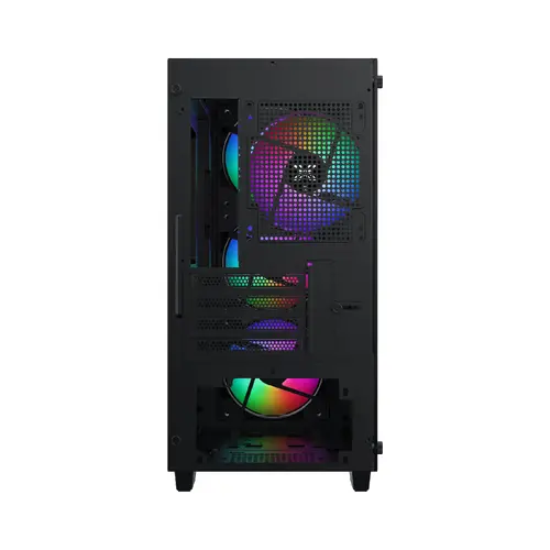 Xigmatek кутия Case mATX - NYX Air II - 4 RGB Fans - image 4