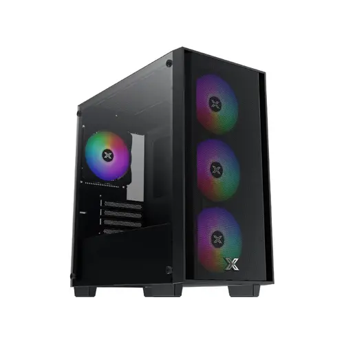 Xigmatek кутия Case mATX - NYX Air II - 4 RGB Fans