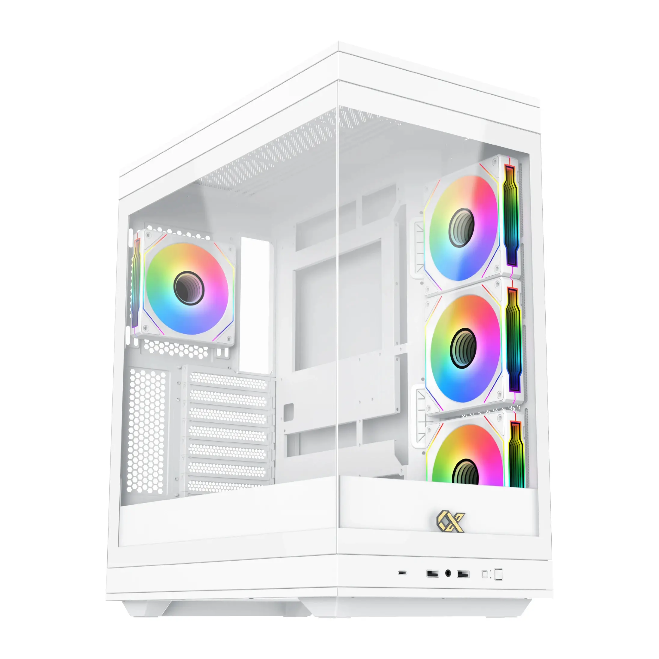 Xigmatek кутия Case EATX - Meta Arctic - 4 x 120 mm ARGB fans