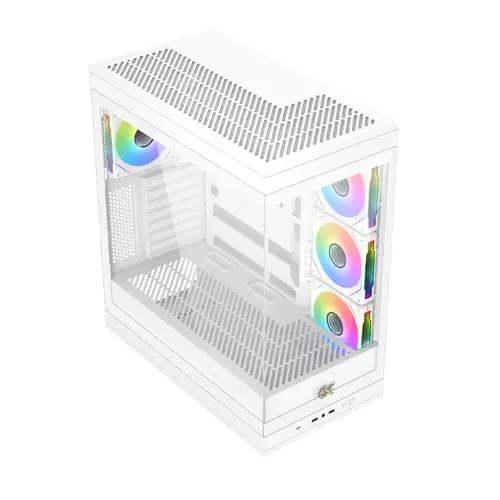 Xigmatek кутия Case EATX - Meta Arctic - 4 x 120 mm ARGB fans - image 1