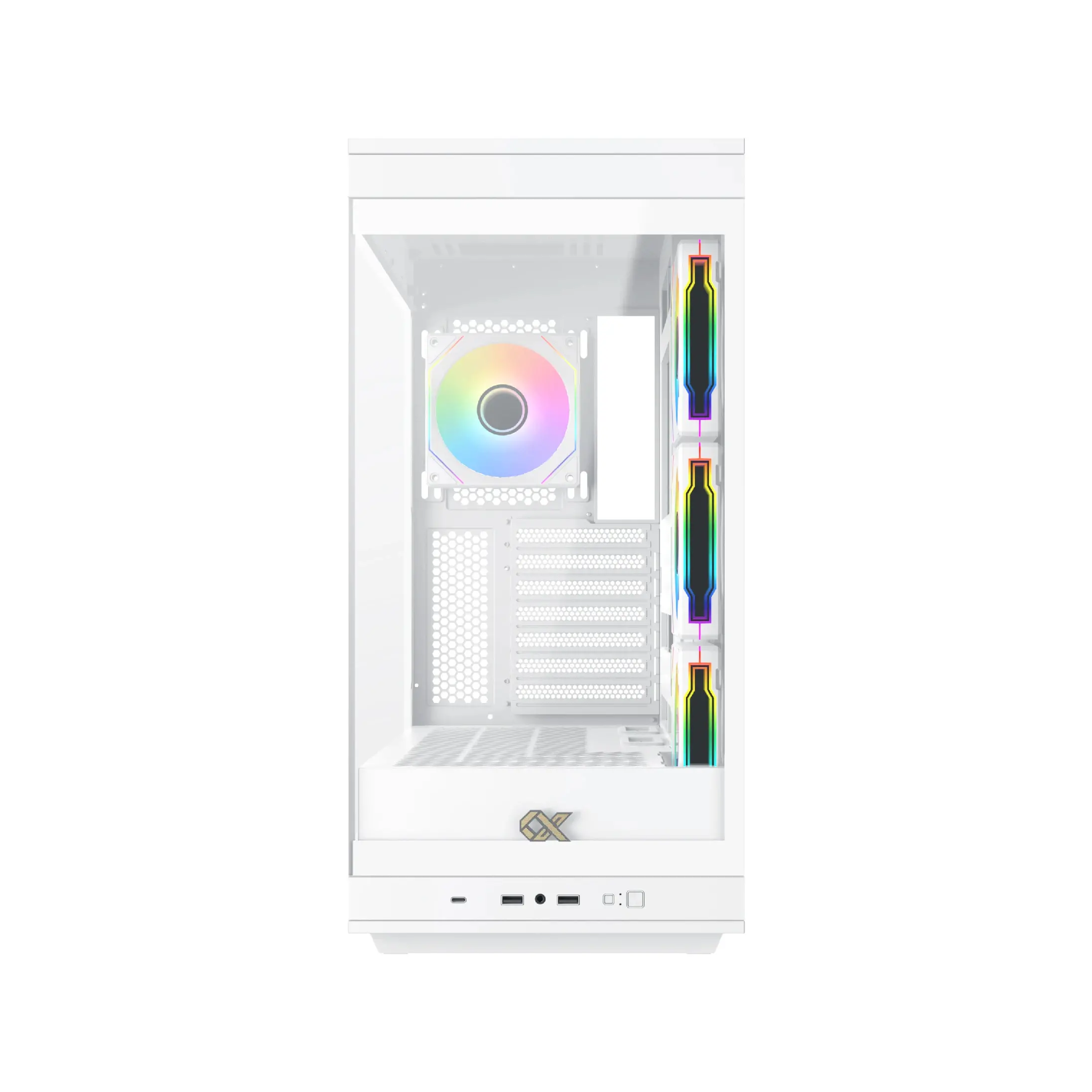 Xigmatek кутия Case EATX - Meta Arctic - 4 x 120 mm ARGB fans - image 5