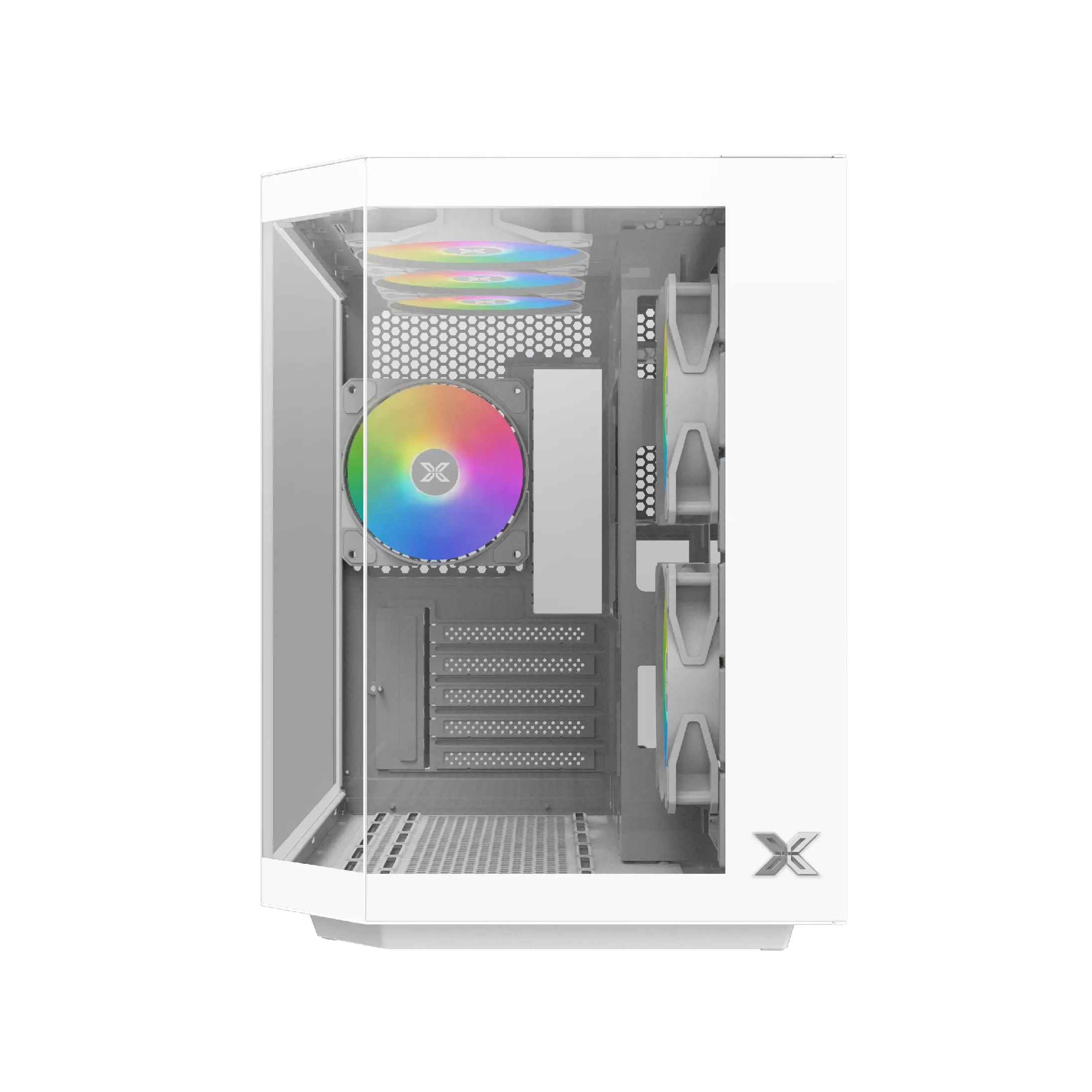 Xigmatek кутия Case mATX - Cubi M Arctic - 6 ARGB Fans - image 2