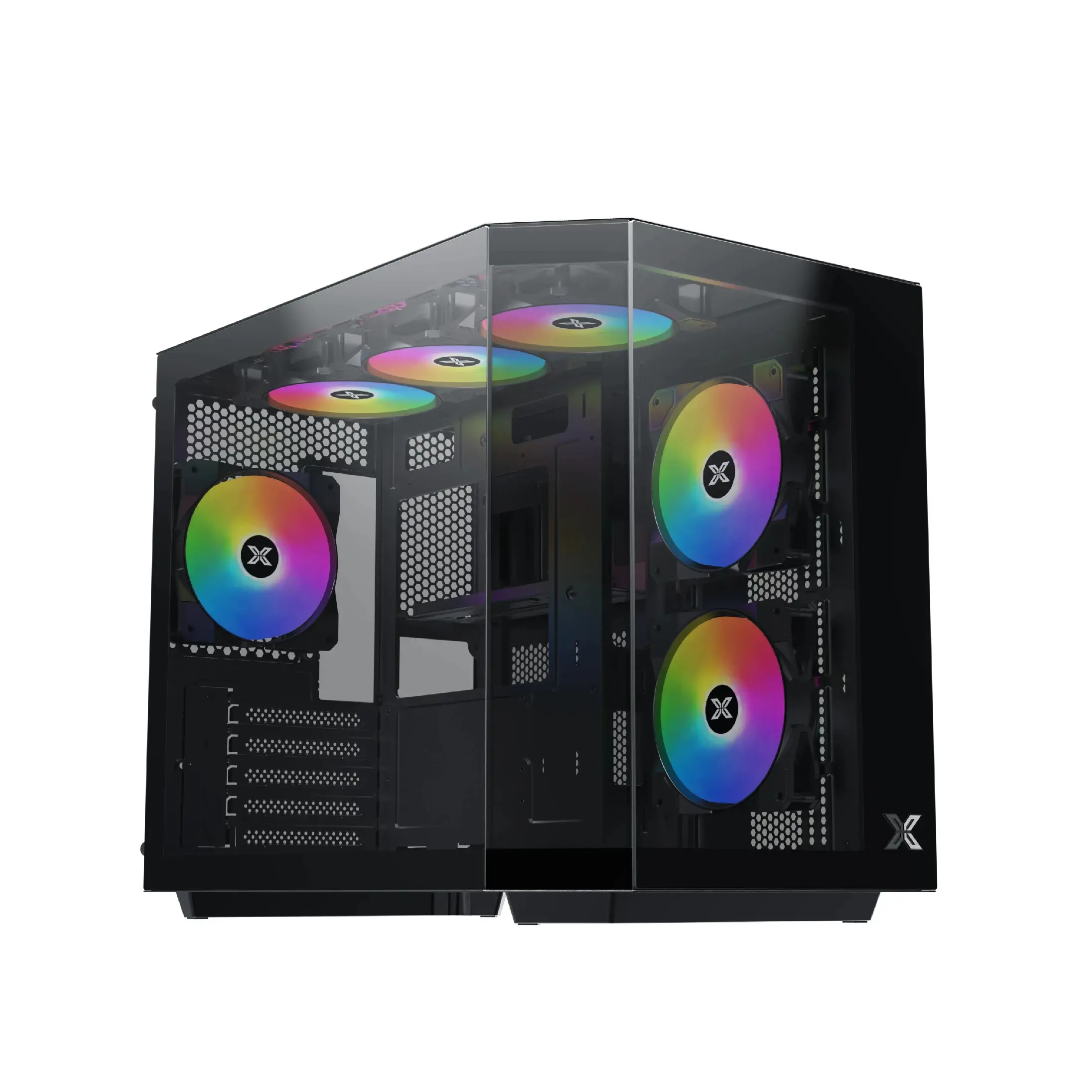 Xigmatek κουτί Case mATX - Cubi M - 6 ανεμιστήρες ARGB