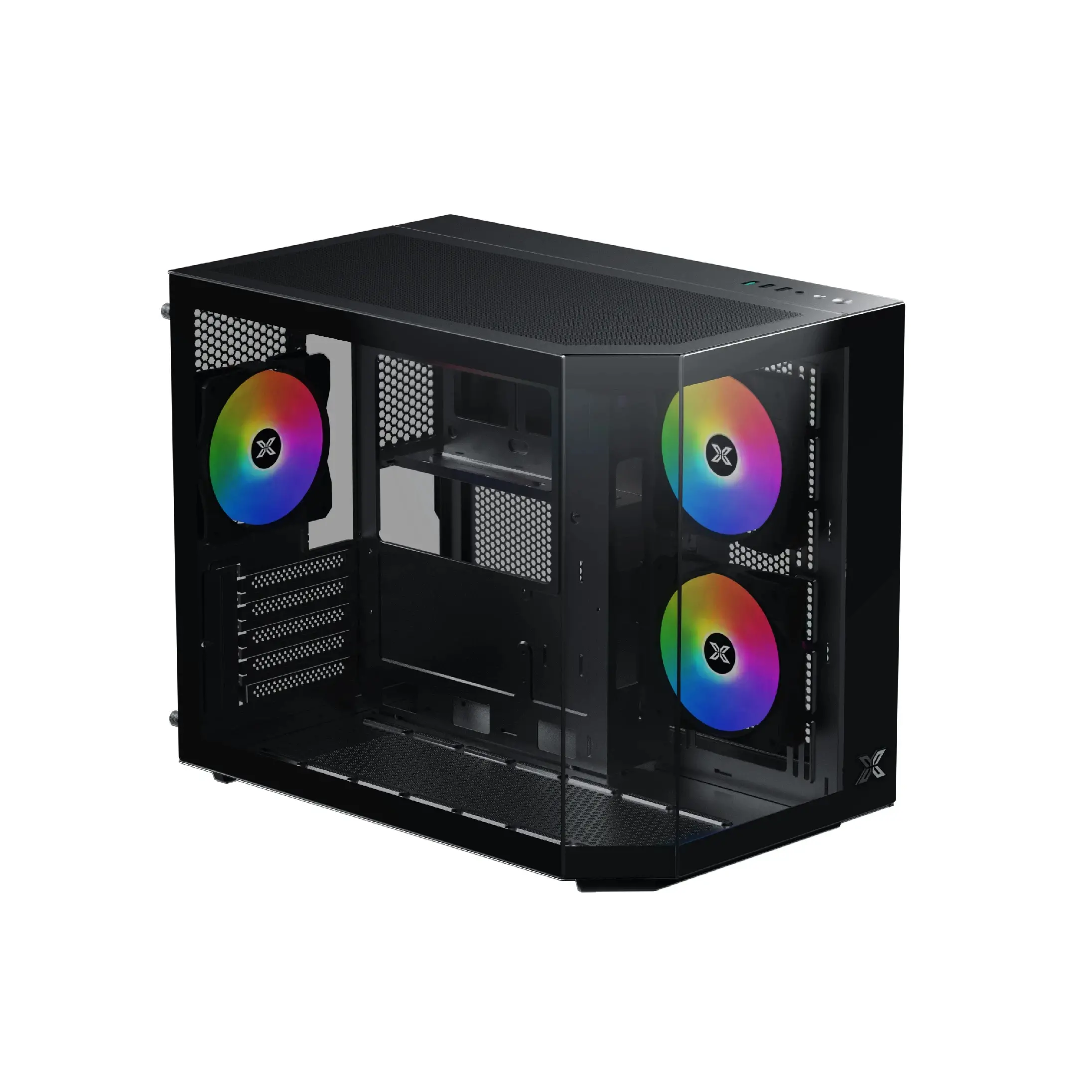 Xigmatek кутия Case mATX - Cubi M - 6 ARGB Fans - image 1