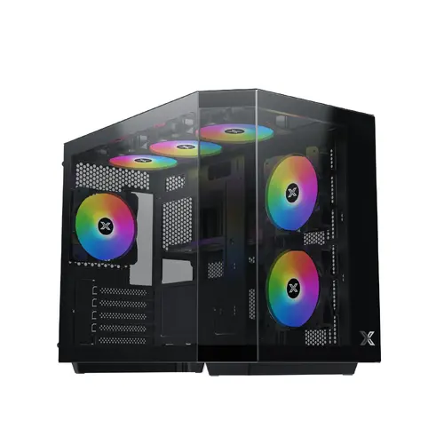 Xigmatek carcasă Case mATX - Cubi M - 6 ventilatoare ARGB