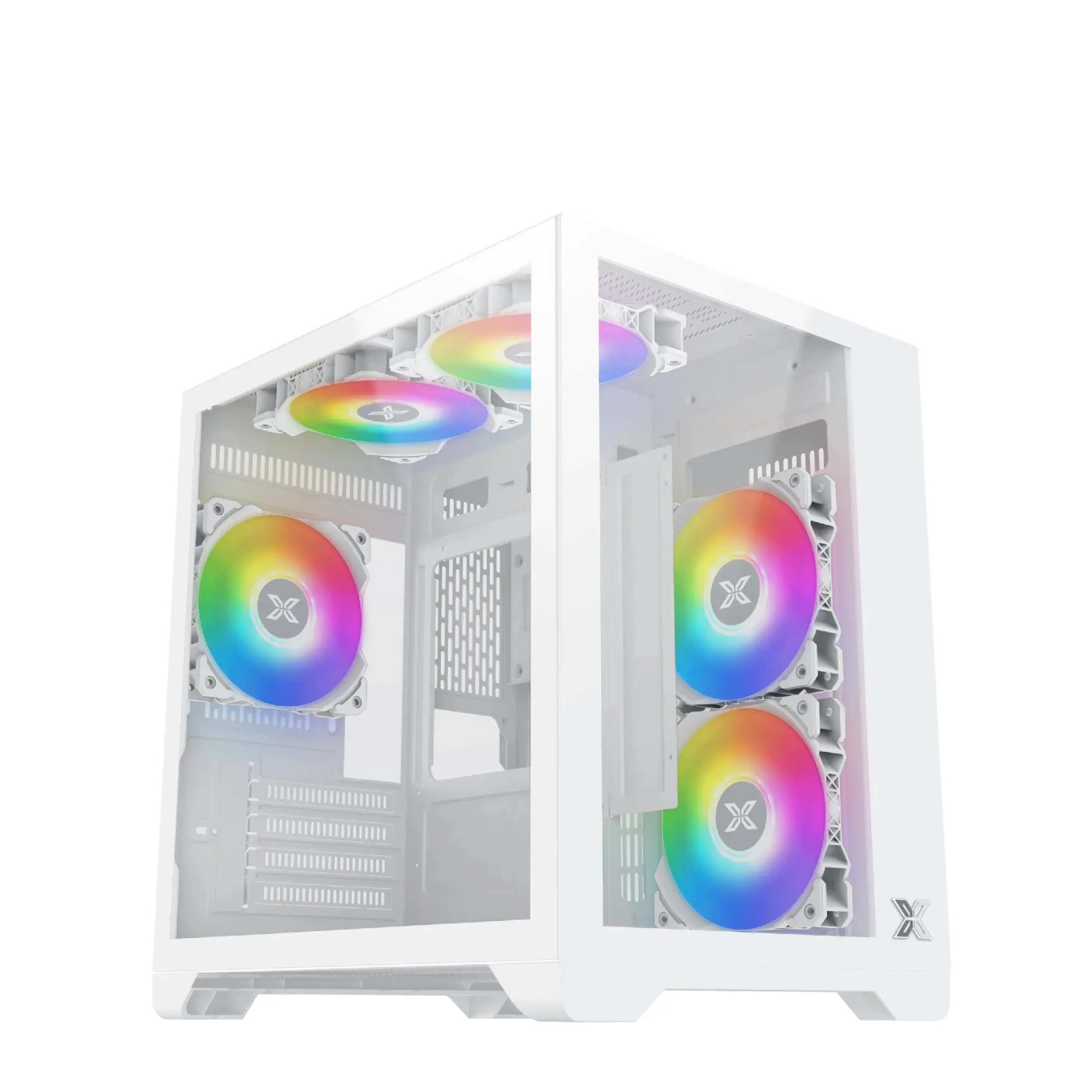 Xigmatek кутия Case mATX - Aqua M Lite Arctic - 5 ARGB Fans - image 1