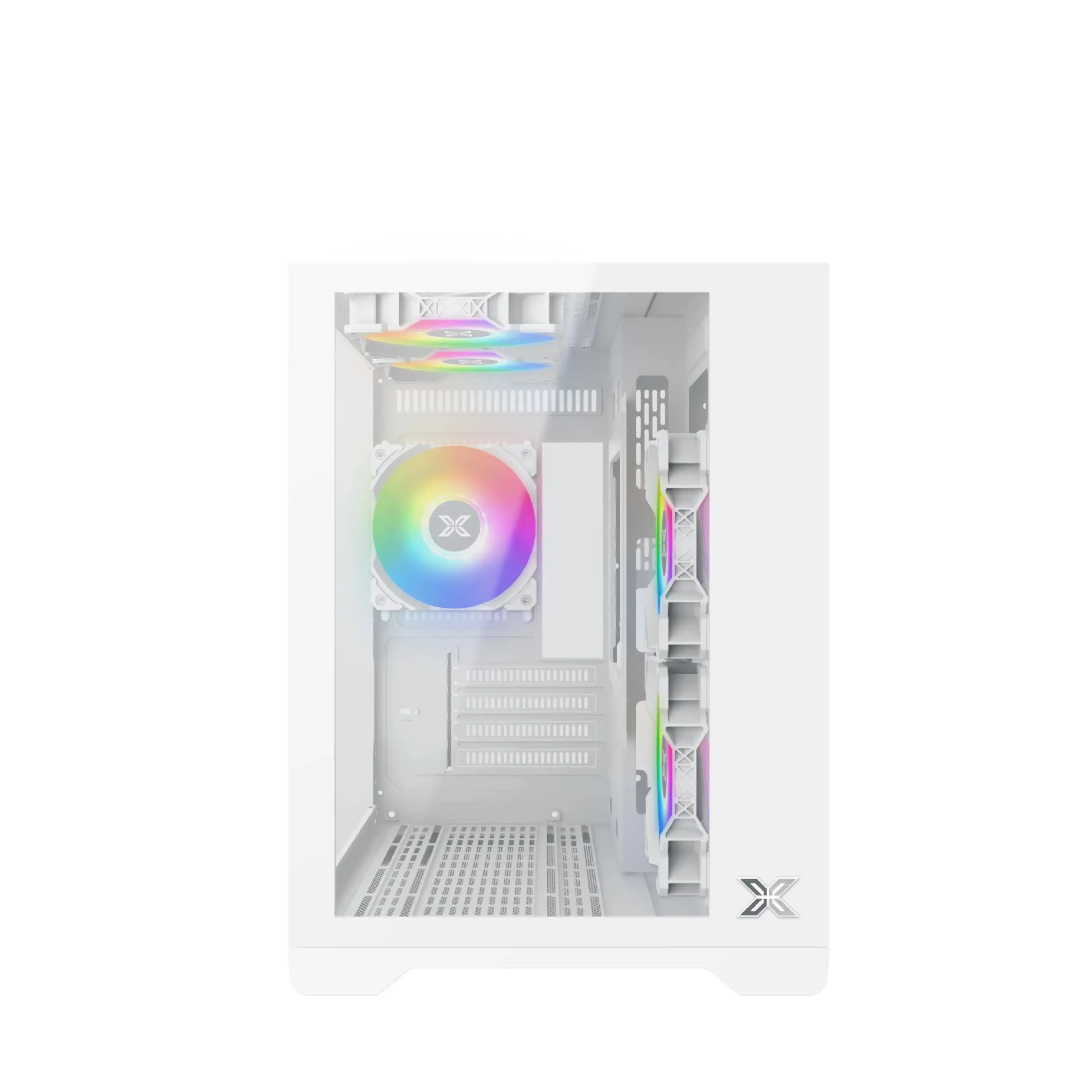 Xigmatek кутия Case mATX - Aqua M Lite Arctic - 5 ARGB Fans - image 5