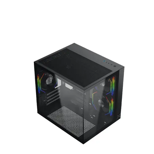 Xigmatek кутия Case mATX - Aqua M Lite - 5 ARGB Fans - image 2