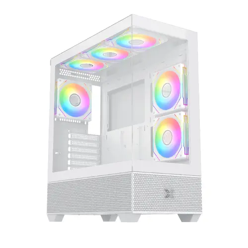 Xigmatek кутия Case EATX - Alphard Arctic - 6 ARGB fans