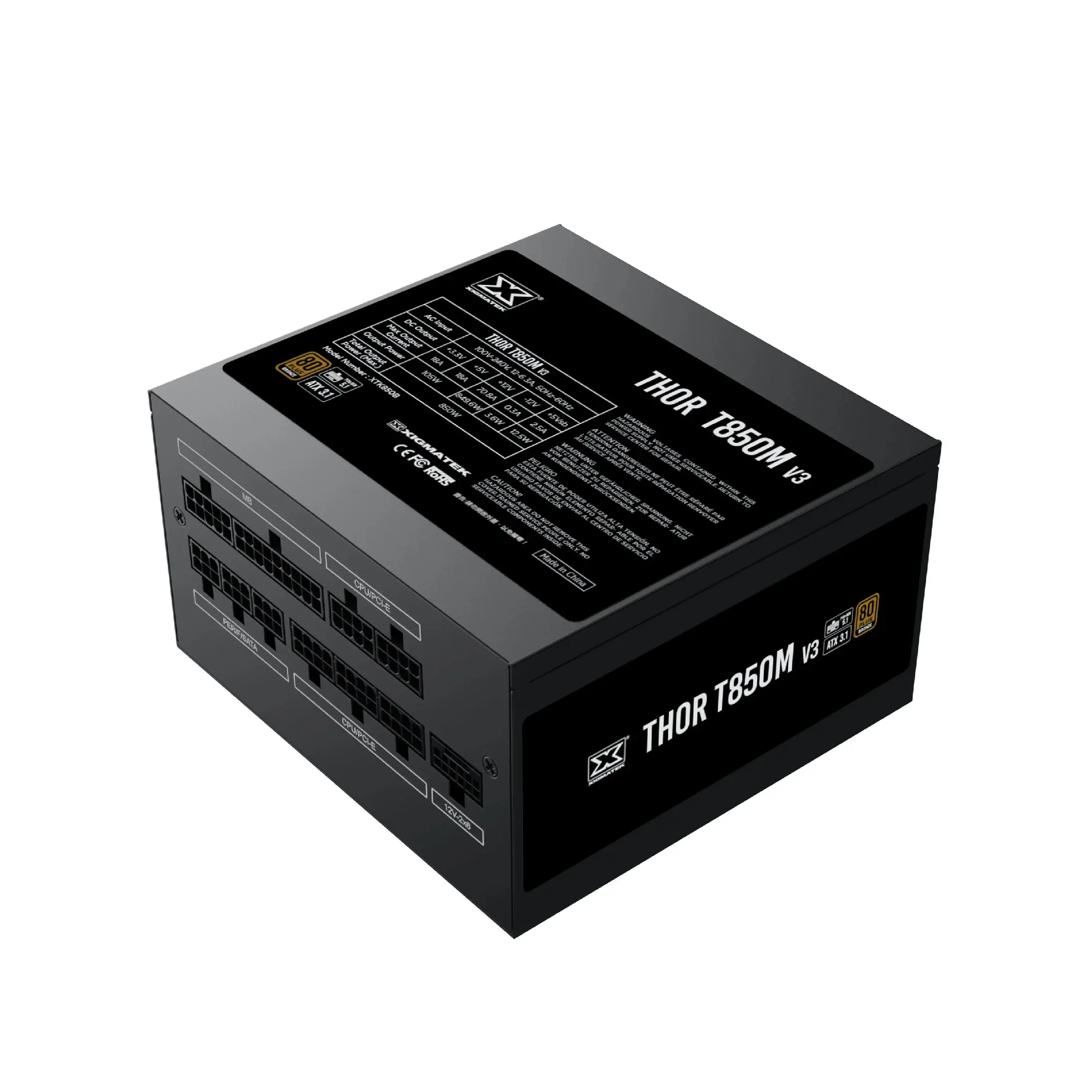 Xigmatek захранване PSU ATX 3.1 850W Bronze - Thor T850M V3 - image 1