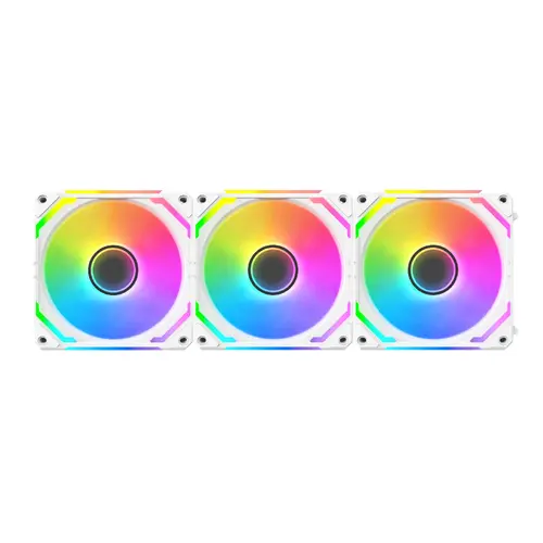 Xigmatek Set de ventilatoare Fan Pack 3-in-1 3x120mm - Starlink Ultra Arctic - Infinity Mirror, A-RGB - 1