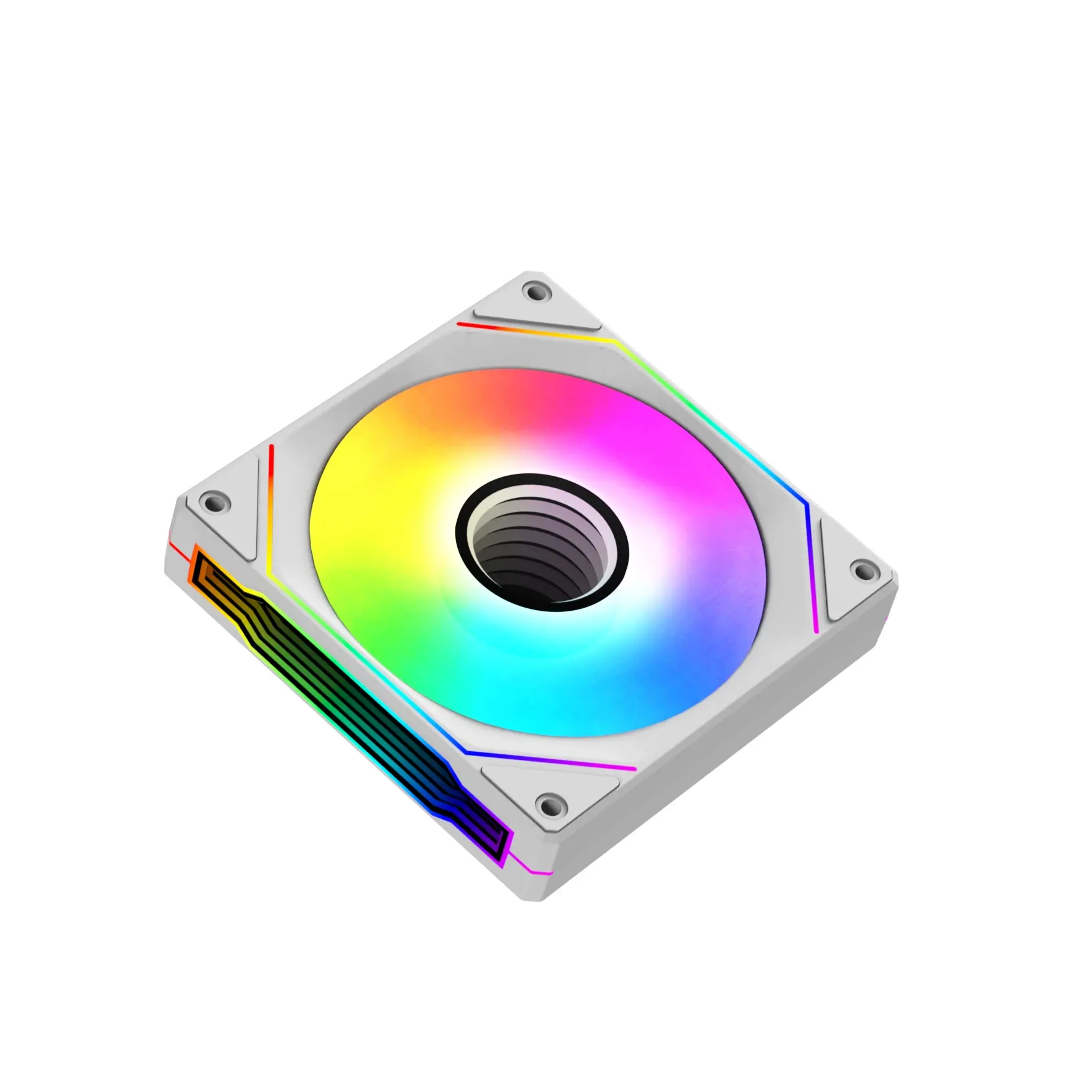 Xigmatek Комплект вентилатори Fan Pack 3-in-1 3x120mm - Infinity G20A Arctic - Infinity Mirror, A-RGB - image 1