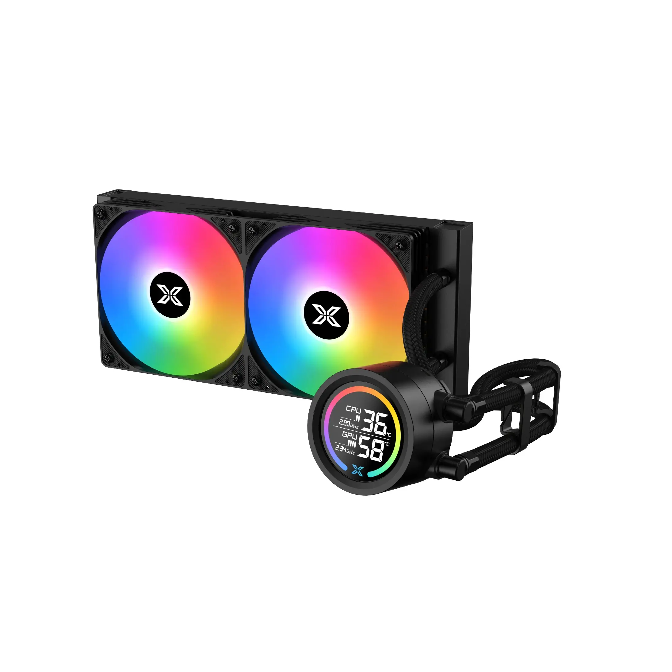 Xigmatek водно охлаждане Water Cooling LK 240 Digital - LED Display, A-RGB - image 1